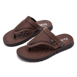 Tongs pour hommes été dernières semelles épaisses antidérapantes Style coréen sandales de plage décontractées à la mode - Product Image 5