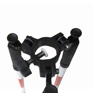 حامل ثلاثي الأرجل من الألومنيوم باللونين الأحمر والأبيض عالي الجودة لأدوات المسح وعمود المنشور والمحطة الشاملة - Product Image 6