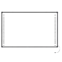 Pizarra Electrónica Interactiva IBoard de 96/86/102 Pulgadas, Táctil Infrarroja de 10 Puntos, con 3 Años de Garantía para Proyección, Tamaños Personalizados