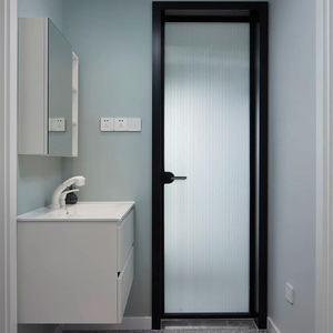 Porte d'ingresso scorrevoli interne per case, porta a bilico in acciaio, cancello a pergola, porta a fisarmonica scorrevole frontale - Product Image 4