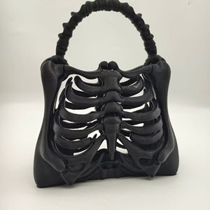 Sac à bandoulière/sac fourre-tout imprimé en 3D en forme d'os de squelette SDM16 avec poignée crâne pour Halloween, idéal pour les fêtes costumées et l'usage quotidien - Product Image 3