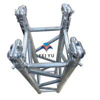 Section de charnière en aluminium pour poteau de treillis, accessoire de treillis à joint, compatible avec toutes les tailles de clip de jonction pour connexion de treillis