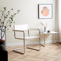 YOUTAI Fauteuil moderne créatif Middle pack House chaise de loisirs de salon en acier inoxydable