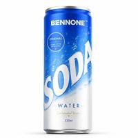 Eau gazeuse sans sucre 330ml en canette, boisson gazeuse personnalisable avec logo et saveur, boisson rafraîchissante
