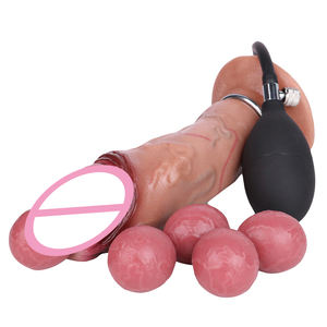 FAAK硅胶输卵管玩具，带5球空心假阳具，适合男女手淫肛门塞 - Product Image 3