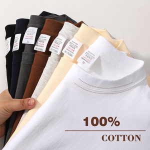 Camiseta blanca <span class=keywords><strong>de</strong></span> <span class=keywords><strong>manga</strong></span> <span class=keywords><strong>larga</strong></span> <span class=keywords><strong>de</strong></span> alta calidad 100% algodón 260gsm unisex con logo personalizado a precio económico - Product Image 1