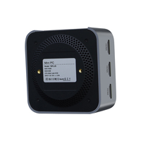 Mini PC Industrial sin Ventilador, Micro Ordenador de Escritorio, Caja Pequeña, Barebone para Oficina en Casa, Wi-Fi, Core I3 I5 I7 I9, 8GB DDR4, 128GB SSD