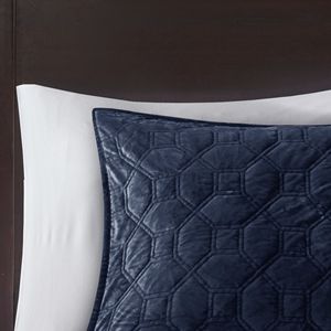 DB Modern Geometric <b>Velvet</b> <b>Quilt</b> Set 3-Piece for Home Hotel Wedding Hospital Waterproof Cotton Polyester Stylish Stitching - Product Image 6