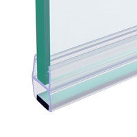 Guida 716009 180 Graden Badkamer Sliding Glass/Aluminium Koelkast/Douche Borstel Magneet Afdichtstrip Voor Akoestische Deur