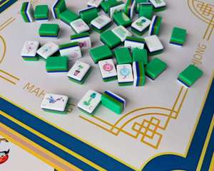 American <b>Mahjong</b> Tiles <b>Set</b> Premium Acrylic <b>Mahjong</b> Tiles with Hummingbird Floral Design - Product Image 1