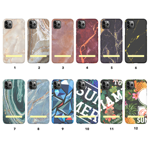 OEM & ODM เคสหินอ่อนออกแบบสำหรับ iPhone 11 Pro Max,ฝาครอบโทรศัพท์มันวาวหรูหราแผ่นโลหะนำเข้า PC สำหรับ iPhone X/XR - Product Image 1