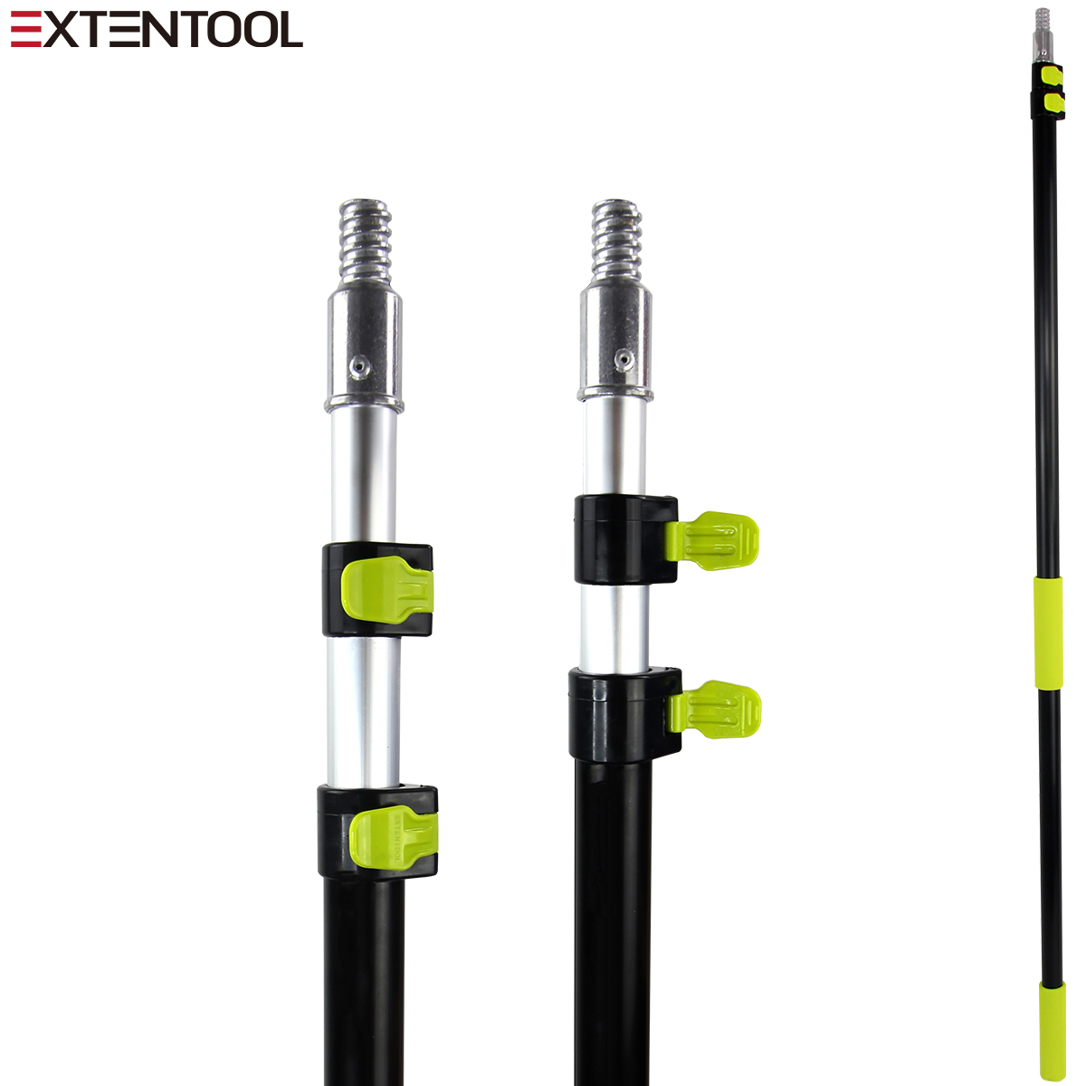 Extentool, оптовая продажа, регулировка анодирования, 9 м, алюминиевый сплав, откидной кулачок, удлинитель, телескопическая труба