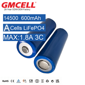 LiFePO4 600mAh 14500 Battery 3.2V LFP IFR14500 For Solar Energy Storage Systems - Product Image 1