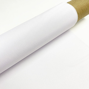 Papel de transferencia de sublimación de buena calidad, tela opaca de poliéster blanco, tela de poliéster 100 para textiles para el hogar - Product Image 1