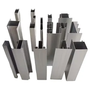 Perfiles de extrusión de aluminio al por mayor de alta rentabilidad 6063, 98%, aleación de aluminio para ventanas y puertas