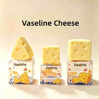 Jouet à presser en forme de beurre et de fromage, anti-stress, malléable, en caoutchouc thermoplastique non-rétractable avec forte adhérence par les doigts