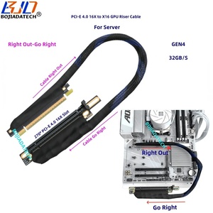 270 độ đảo ngược PCIe X16 gen4 <span class=keywords><strong>PCI</strong></span>-E 4.0 16X khe cắm card đồ họa Riser cáp mở rộng 0.3M 0.4m 0.8m 1m cho 1U 2U ai máy chủ - Product Image 4