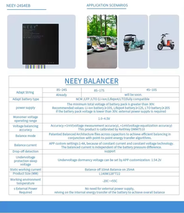 <span class=keywords><strong>NEEY</strong></span> PL EU DDP 4TH 4A Équilibreur intelligent 8S~24S pour batteries LFP Li-ion LTO, Équilibreur actif intelligent pour packs de batteries Lifepo4 - Product Image 5