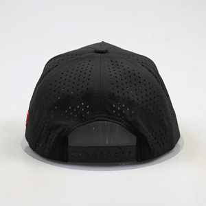 OEM Chất lượng cao 5-panel Golf Mũ bóng chày 100% <span class=keywords><strong>polyester</strong></span> đường cong vành không thấm nước laser cắt trái cây thêu logo rô - Product Image 4