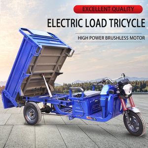 Elektrische Driewielige Motorfiets Driewieler Landbouwvoertuig Open Vracht Huishouden Dump Truck - Product Image 3