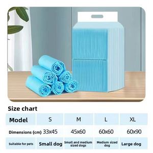 Vente en gros de couches pour chiens personnalisées, écologiques, imperméables IP67, 100 pièces, coussinets absorbants jetables en PE, coussinets de toilette désodorisants pour chiens - Product Image 3