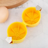 Vente Chaude Ouvre-Œuf Portable en Plastique Outil pour Casser les Œufs Nouvelle Idée Ustensile de Cuisson Incluant un Cuiseur à Œufs Durs et un Écaleur