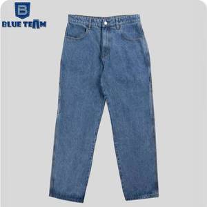 नीले रंग की टीम. टी. डेनिम जींस का निर्माण धुले नीले रंग का डेनिम काम पुरुषों के लिए जींस - Product Image 4