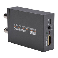 Konverter Sinyal Kamera AHD/TVI/CVI/CVBS ke HDMI HD BNC dengan Loop-out (1080P)