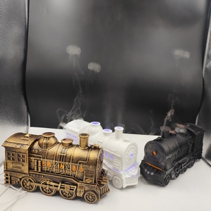 Ce Rohs intelligent ultrasons <span class=keywords><strong>électrique</strong></span> <span class=keywords><strong>Train</strong></span> flamme maison parfum humidificateur d'air méduse diffuseur d'arôme avec télécommande - Product Image 2