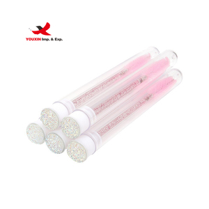 Tubes applicateurs de cils en plastique avec logo, double diamant en cristal, pour tests de cils, vente en gros à bas prix pour achats mixtes - Product Image 2