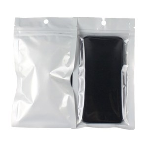 Sacs en Mylar plats refermables avec logo personnalisé, sacs à fermeture éclair pour vêtements, emballage alimentaire, 14x20cm, pack promotionnel - Product Image 3