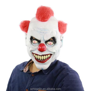 หน้ากากฮาโลวีนตัวตลกเต็มหน้าผีฮาโลวีนปาร์ตี้หน้ากากยางแนวสยองขวัญ - Product Image 2