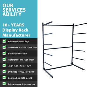 Présentoir de planche de surf en métal écologique Support de planche à pagaie autoportant à 5 niveaux - Product Image 4