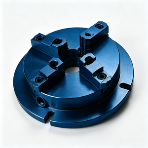 Mandril de Torno CNC de 4 Mordazas de Alta Precisión, Mandril Autocentrante de Acero Inoxidable para Mecanizado de Metales, Accesorio de Sujeción para Trabajos de Mecanizado - Product Image 2