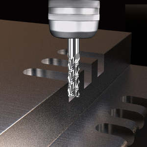 Fresa per Sgrossatura in Carburo Solido HUHAO per Alluminio, Fresa ad Alta Velocità, Dimensioni H023110101 - Product Image 4