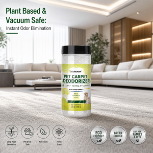 Zourunan - Polvo Desodorante y Refrescante <span class=keywords><strong>para</strong></span> Alfombras de Mascotas a Base de Plantas, Seguro <span class=keywords><strong>para</strong></span> Aspiradoras, Precio de Fábrica al por Mayor - Product Image 1