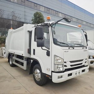 Hot Selling ISUZU 4X2 6 CBM Garbage <b>Compactor</b> Truck Small Compression Garbage Truck Refuse <b>Trash</b> Collection Vehicle - Product Image 2
