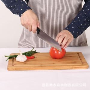 Bamboo Cutting Board <b>Set</b> 3 Pcs Rectangle Thickened For Kitchen Use - Product Image 3