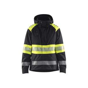 BLAKLADER - 443019779933M Women’s <b>Hi</b>-<b>Vis</b> Shell <b>jacket</b> Black/<b>Yellow</b> - EAN 7330509855522 <b>HI</b>-<b>VIS</b> WORKWEAR - Product Image 1