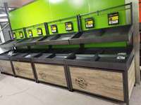 Hete Verkopende Metalen Vitrine Rack Supermarkt Groente En Fruit Display Plank