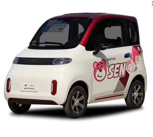 Mini voiture électrique à basse vitesse 4 roues 2 portes 4 sièges ABS A6 nouveau modèle moteur fort 4 places petite voiture électrique intelligente - Product Image 2