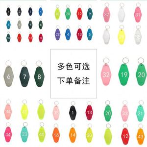 Bán buôn tùy chỉnh Acrylic Keychain khoảng trống nhựa đầy màu sắc motel Keychain khoảng trống in logo khách sạn motel thẻ chìa khóa dây móc khóa số lượng lớn - Product Image 3