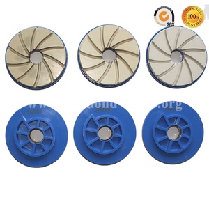 5 ''salyangoz kilidi spiral elmas keskin granit eğimli kenar reçine parlatma pedleri - Product Image 1