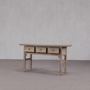 Mesa <span class=keywords><strong>Consola</strong></span> de Madera Maciza de Alta Calidad con Diseño Wabi-Sabi, Ecológica y Hecha a Mano para Sala de Estar, Dormitorio o Comedor - Product Image 2