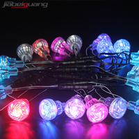 Lampes LED RGB à points programmables DC24V 45mm IP67 étanches pour parcs d'attractions, production en usine