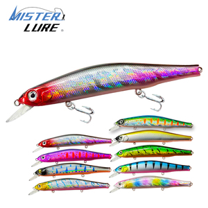 Señuelo de Pesca MISTER LURE de 14 cm y 17 g, Señuelo de Superficie, Señuelo de Plástico Tipo Minnow con Ojos 3D, Señuelo de Pesca de Agua Dulce - Product Image 1