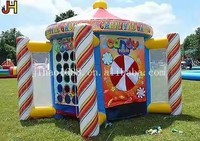 Jeux gonflables de carnaval Jeux gonflables de sport de cabine de carnaval pour la partie
