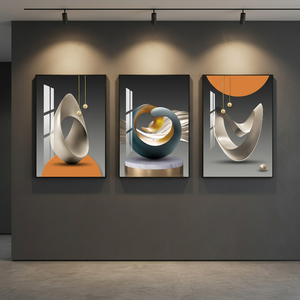 MPLONG Cuadro Decorativo de Madera con Marco Grande, Impresión de Retrato con Diseño Moderno y Abstracto - Product Image 3