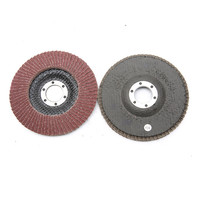 Disque à lamelles en oxyde d'aluminium de 125 mm (5 pouces) avec support en fibre de verre pour outils abrasifs de finition et de brossage