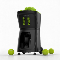 Machine à balles de tennis intelligente PUSUN PT-Smart PRO, robot de padel portable avec plusieurs exercices, lanceur de balles de tennis professionnel pour l'entraînement